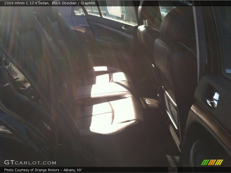 Black Obsidian / Graphite 2009 Infiniti G 37 x Sedan