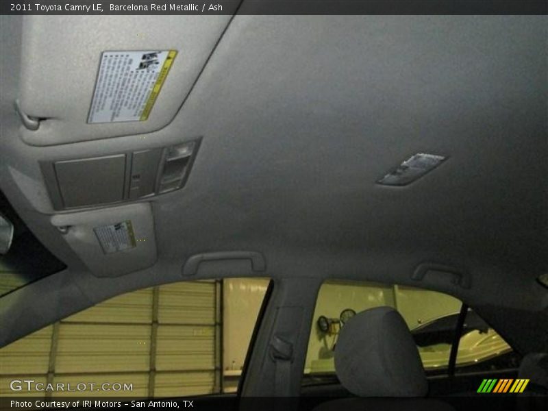 Barcelona Red Metallic / Ash 2011 Toyota Camry LE