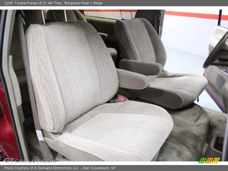 Front Seat of 1995 Previa LE SC All-Trac
