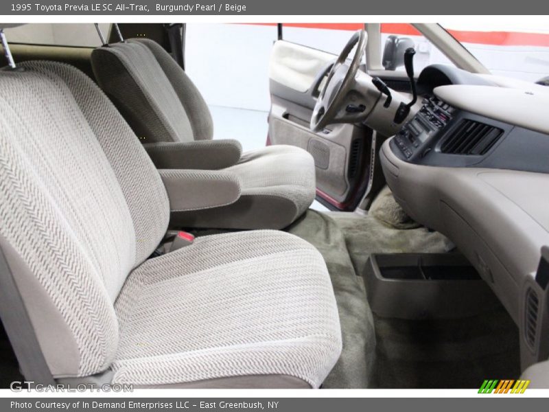 Front Seat of 1995 Previa LE SC All-Trac
