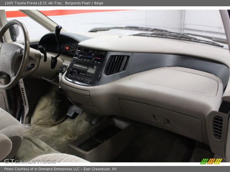 Dashboard of 1995 Previa LE SC All-Trac