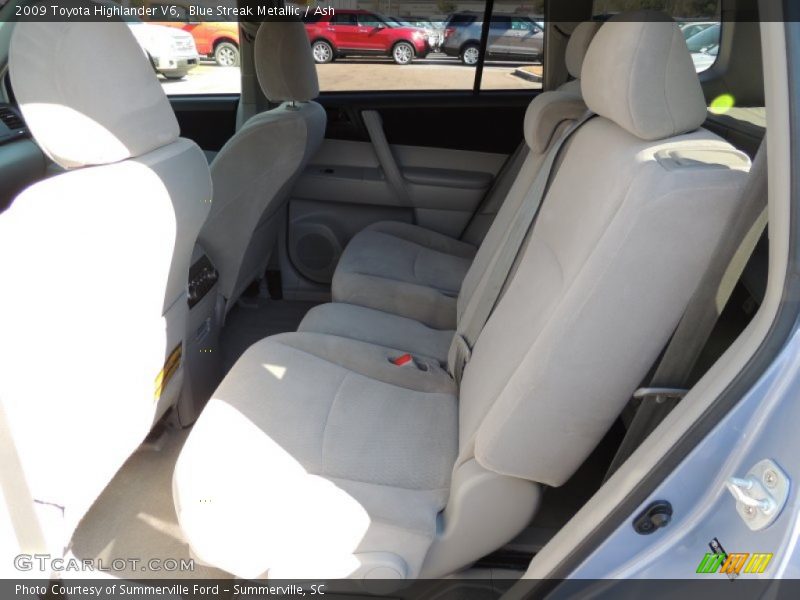 Blue Streak Metallic / Ash 2009 Toyota Highlander V6