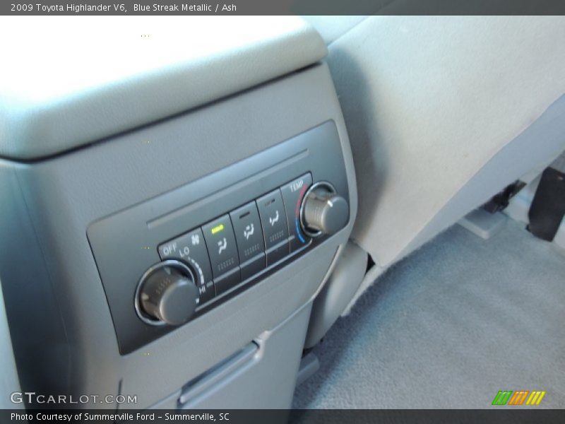 Controls of 2009 Highlander V6