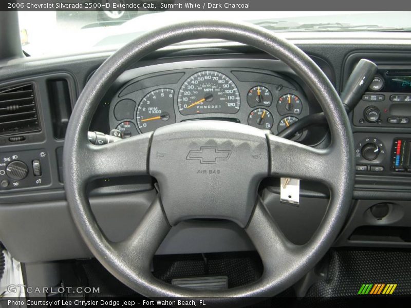 Summit White / Dark Charcoal 2006 Chevrolet Silverado 2500HD Extended Cab