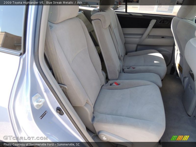 Blue Streak Metallic / Ash 2009 Toyota Highlander V6