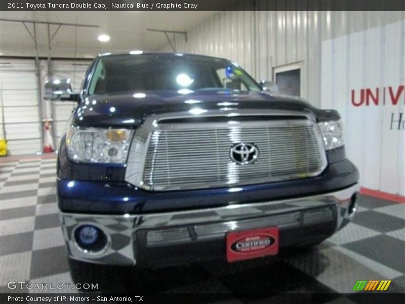 Nautical Blue / Graphite Gray 2011 Toyota Tundra Double Cab