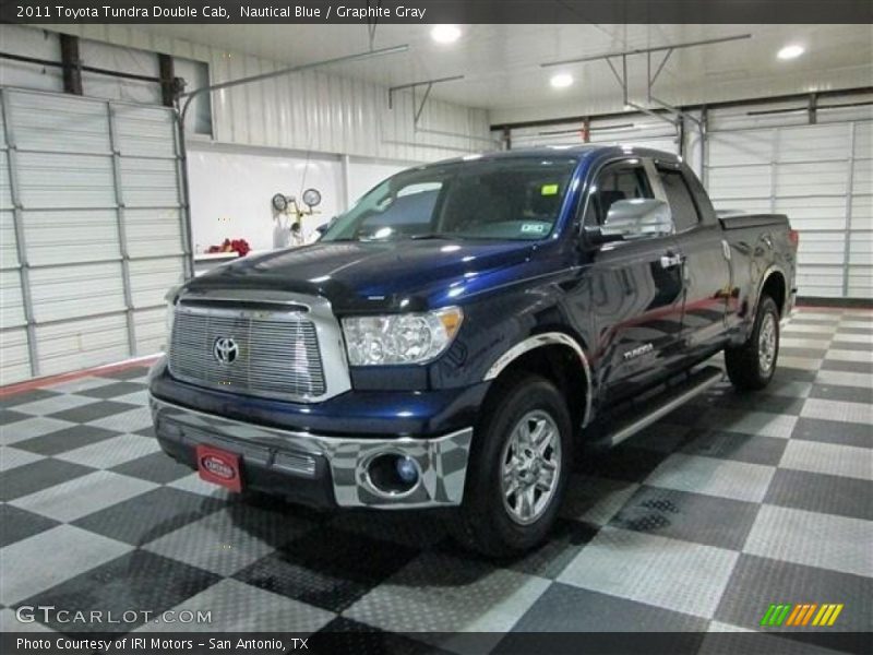 Nautical Blue / Graphite Gray 2011 Toyota Tundra Double Cab
