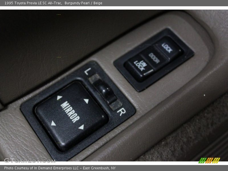 Controls of 1995 Previa LE SC All-Trac