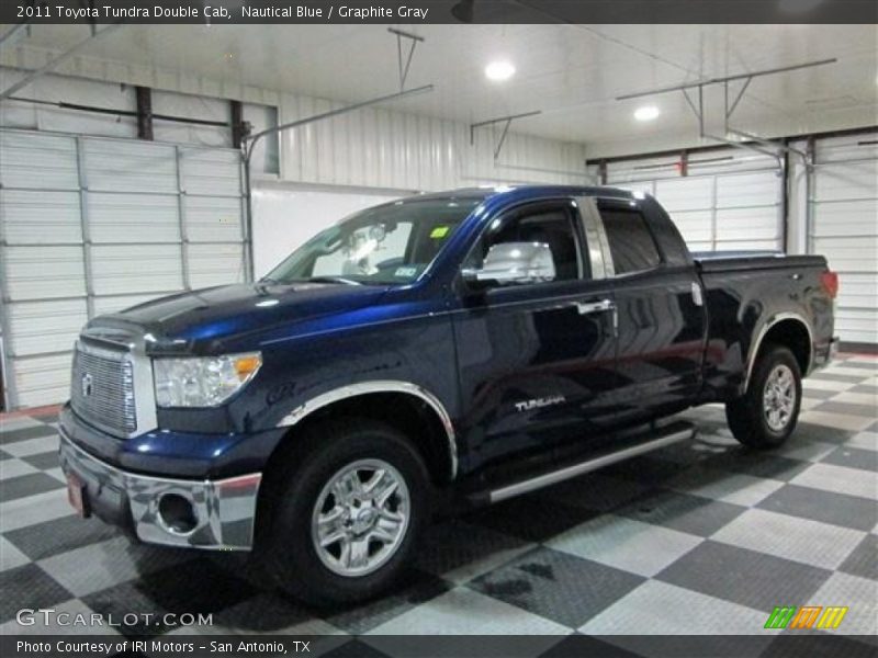 Nautical Blue / Graphite Gray 2011 Toyota Tundra Double Cab