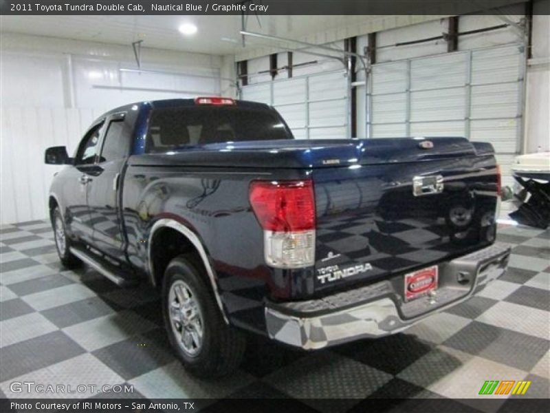 Nautical Blue / Graphite Gray 2011 Toyota Tundra Double Cab