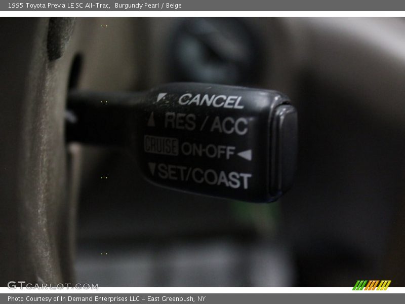 Burgundy Pearl / Beige 1995 Toyota Previa LE SC All-Trac
