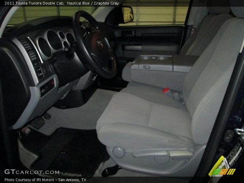 Nautical Blue / Graphite Gray 2011 Toyota Tundra Double Cab