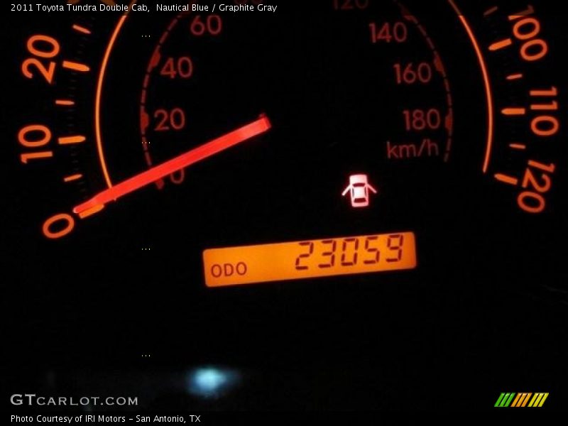 Nautical Blue / Graphite Gray 2011 Toyota Tundra Double Cab