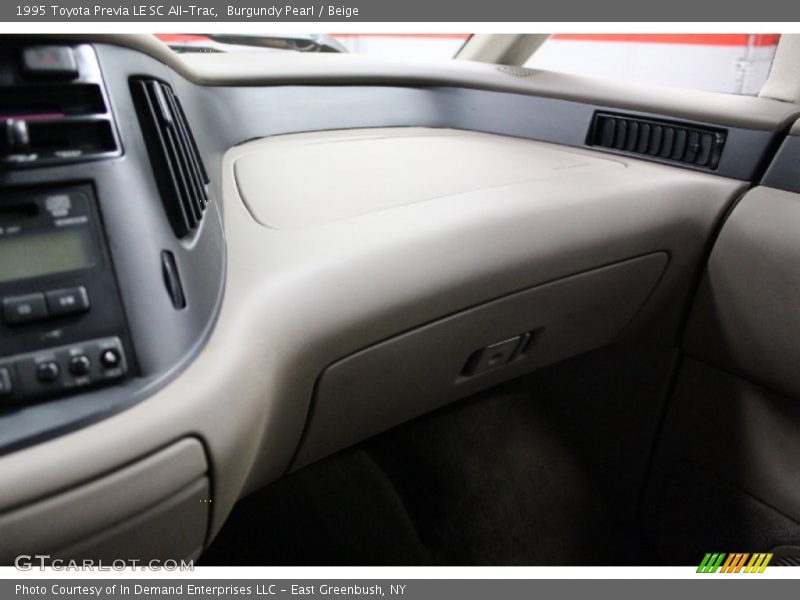 Dashboard of 1995 Previa LE SC All-Trac