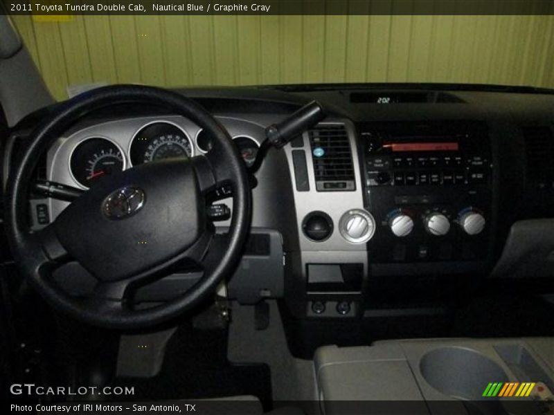 Nautical Blue / Graphite Gray 2011 Toyota Tundra Double Cab