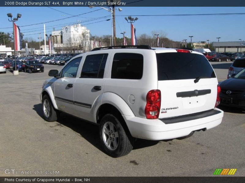 Bright White / Dark/Light Slate Gray 2008 Dodge Durango SLT 4x4