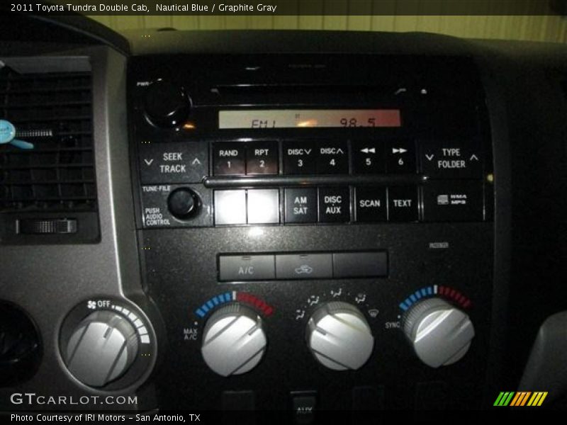 Nautical Blue / Graphite Gray 2011 Toyota Tundra Double Cab
