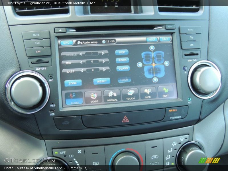Controls of 2009 Highlander V6