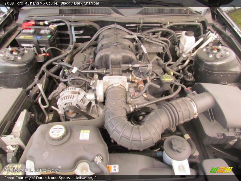 Black / Dark Charcoal 2009 Ford Mustang V6 Coupe