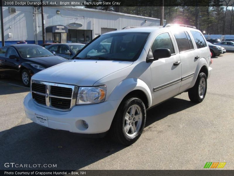 Bright White / Dark/Light Slate Gray 2008 Dodge Durango SLT 4x4