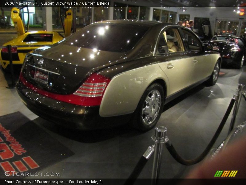 Custom Brown/Beige / California Beige 2006 Maybach 57