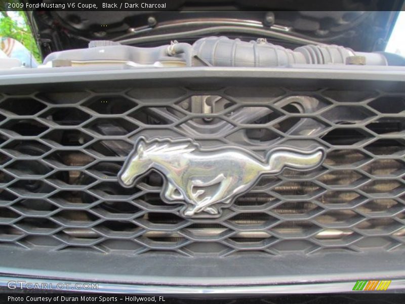 Black / Dark Charcoal 2009 Ford Mustang V6 Coupe