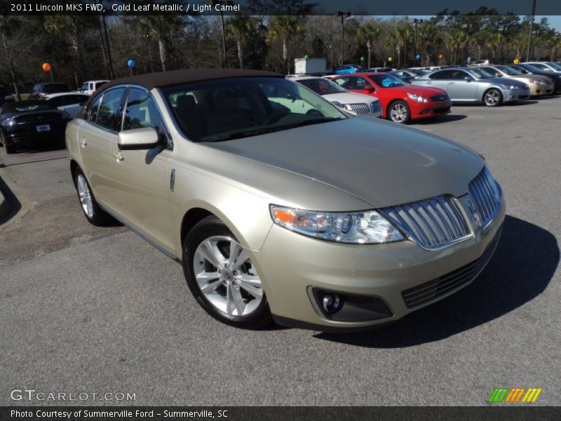 Gold Leaf Metallic / Light Camel 2011 Lincoln MKS FWD