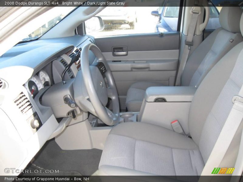 Bright White / Dark/Light Slate Gray 2008 Dodge Durango SLT 4x4