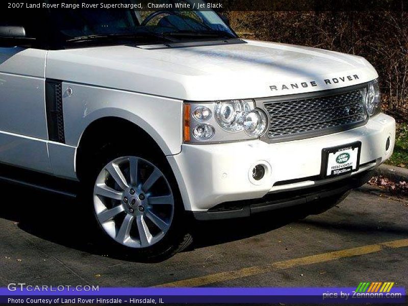 Chawton White / Jet Black 2007 Land Rover Range Rover Supercharged