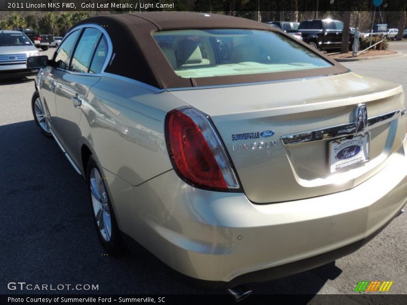 Gold Leaf Metallic / Light Camel 2011 Lincoln MKS FWD