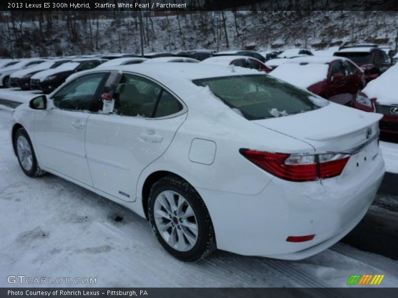 Starfire White Pearl / Parchment 2013 Lexus ES 300h Hybrid