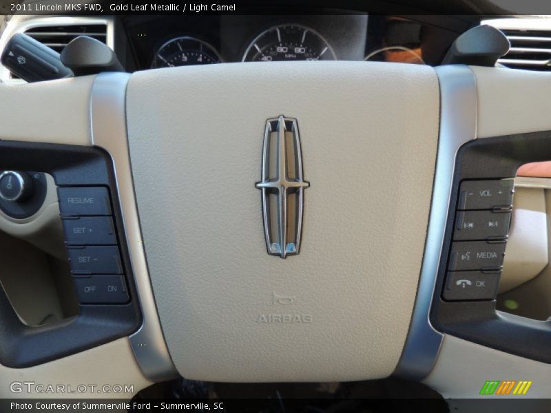Gold Leaf Metallic / Light Camel 2011 Lincoln MKS FWD