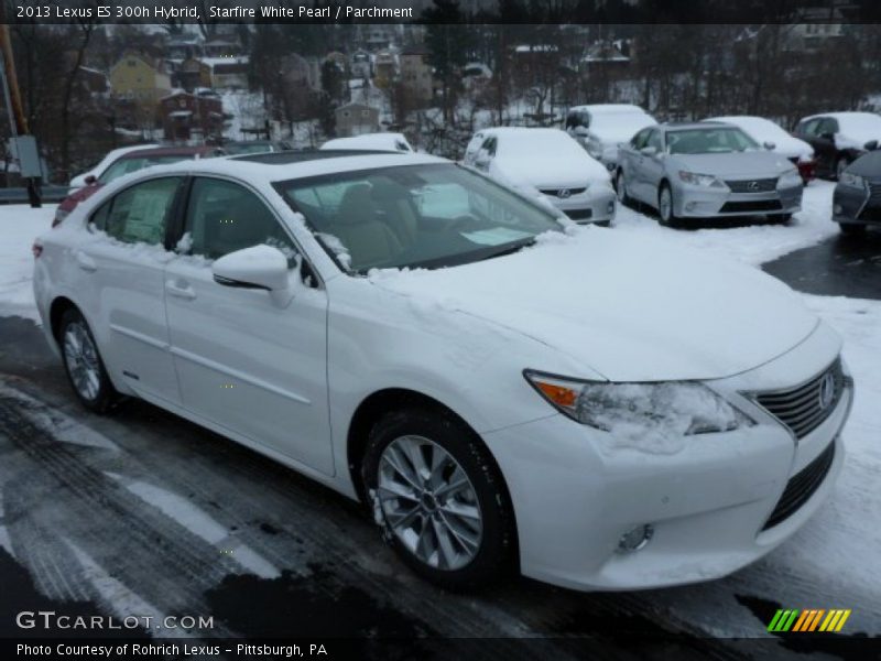 Starfire White Pearl / Parchment 2013 Lexus ES 300h Hybrid
