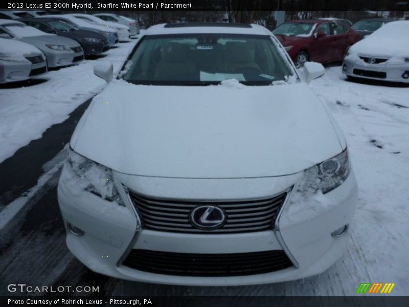 Starfire White Pearl / Parchment 2013 Lexus ES 300h Hybrid