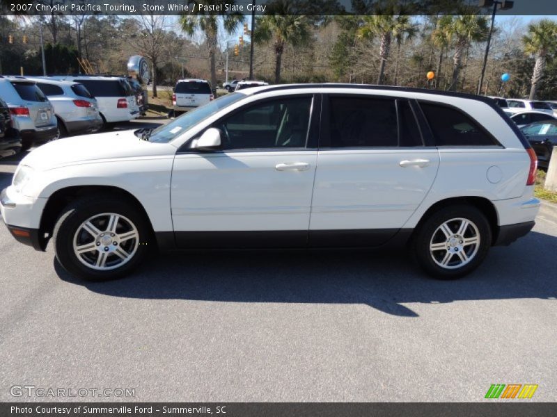 Stone White / Pastel Slate Gray 2007 Chrysler Pacifica Touring