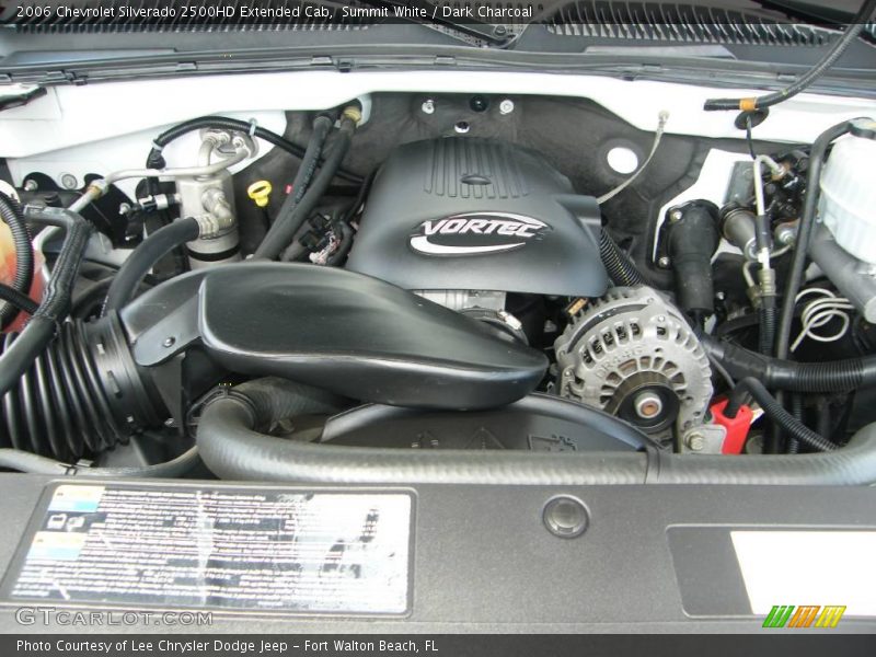 Summit White / Dark Charcoal 2006 Chevrolet Silverado 2500HD Extended Cab