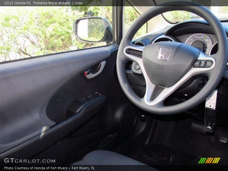 Polished Metal Metallic / Gray 2013 Honda Fit