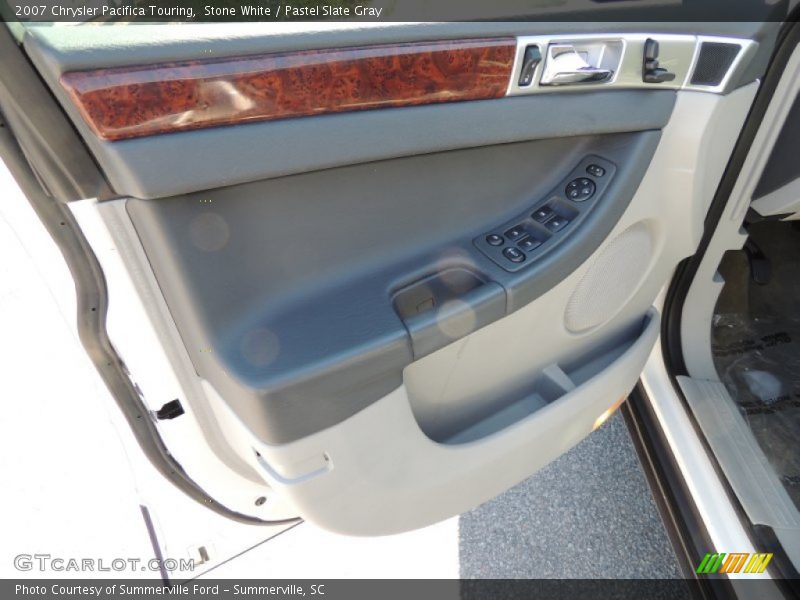 Stone White / Pastel Slate Gray 2007 Chrysler Pacifica Touring
