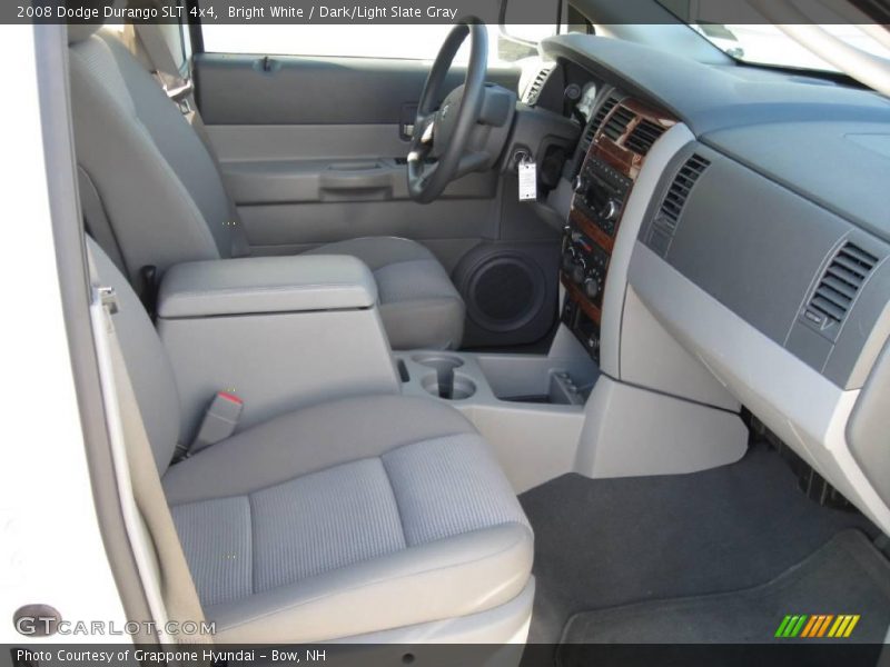 Bright White / Dark/Light Slate Gray 2008 Dodge Durango SLT 4x4