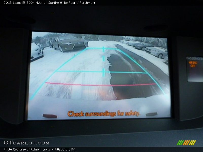 Starfire White Pearl / Parchment 2013 Lexus ES 300h Hybrid