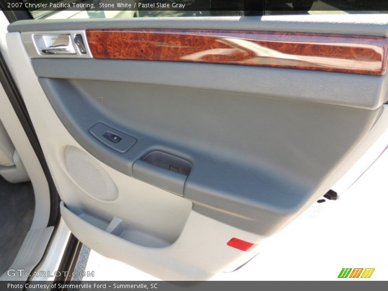 Stone White / Pastel Slate Gray 2007 Chrysler Pacifica Touring