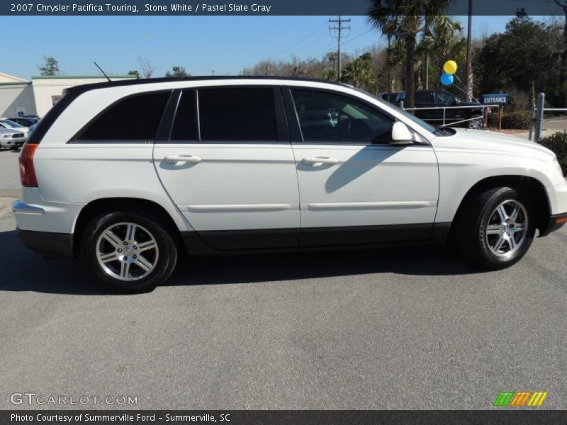 Stone White / Pastel Slate Gray 2007 Chrysler Pacifica Touring