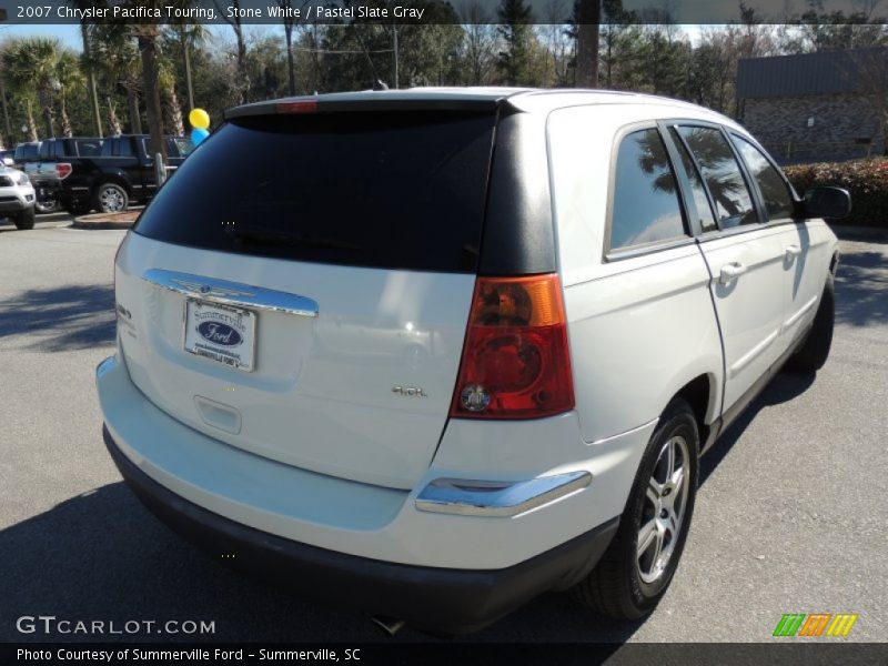 Stone White / Pastel Slate Gray 2007 Chrysler Pacifica Touring