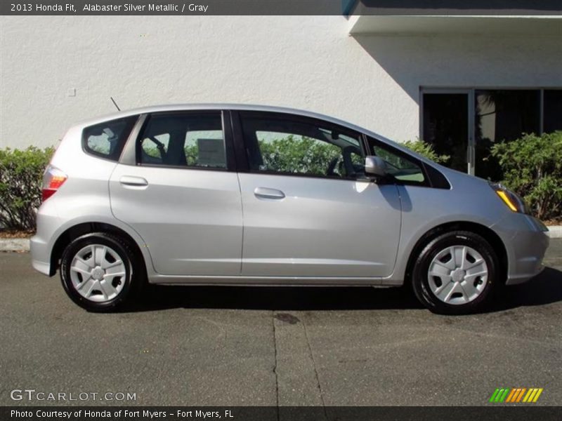 Alabaster Silver Metallic / Gray 2013 Honda Fit