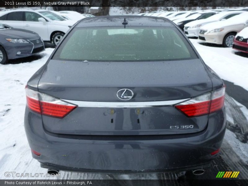 Nebula Gray Pearl / Black 2013 Lexus ES 350