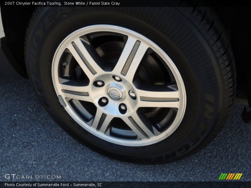 Stone White / Pastel Slate Gray 2007 Chrysler Pacifica Touring