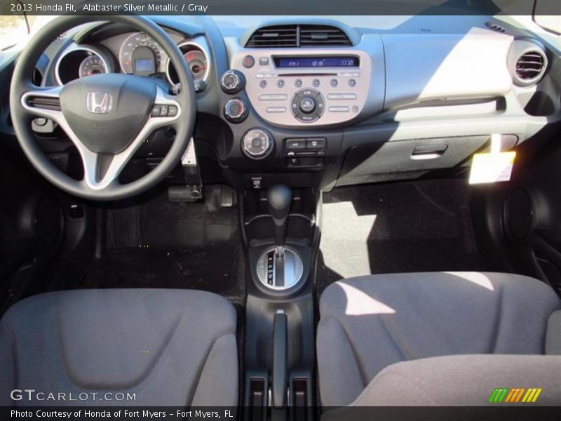 Alabaster Silver Metallic / Gray 2013 Honda Fit