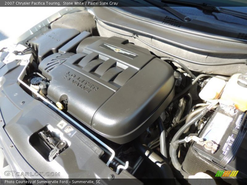 Stone White / Pastel Slate Gray 2007 Chrysler Pacifica Touring