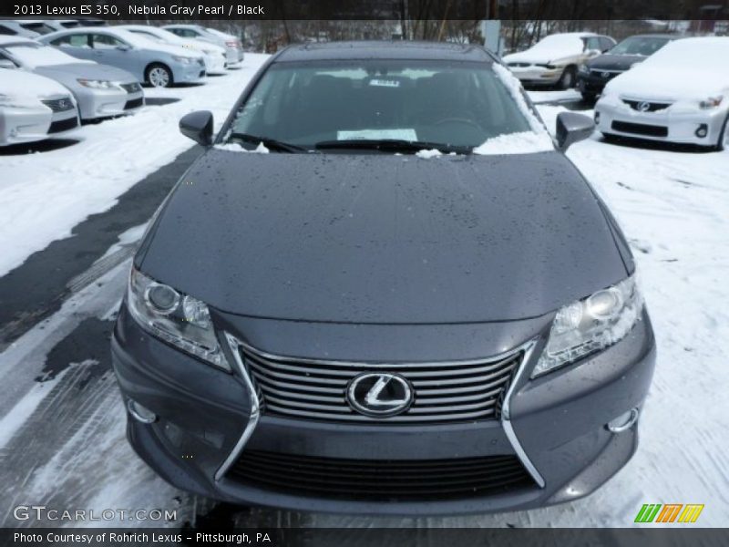 Nebula Gray Pearl / Black 2013 Lexus ES 350
