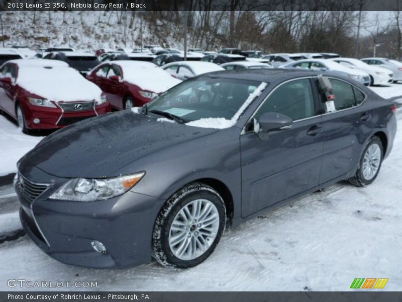 Nebula Gray Pearl / Black 2013 Lexus ES 350